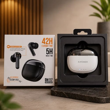 DK117 Wireless Earbuds — Premium Sound, Powerful Performance 🎧