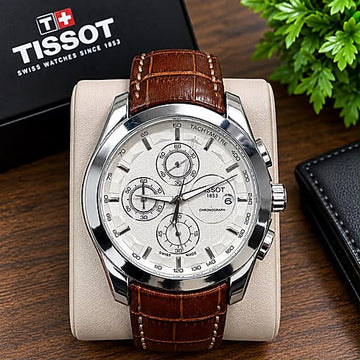 Tissot Chronograph Watch — Timeless Swiss Elegance ⌚✨