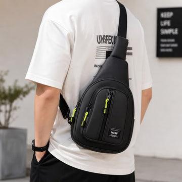 Premium Black Crossbody Bag — Stylish, Compact & Versatile 🖤